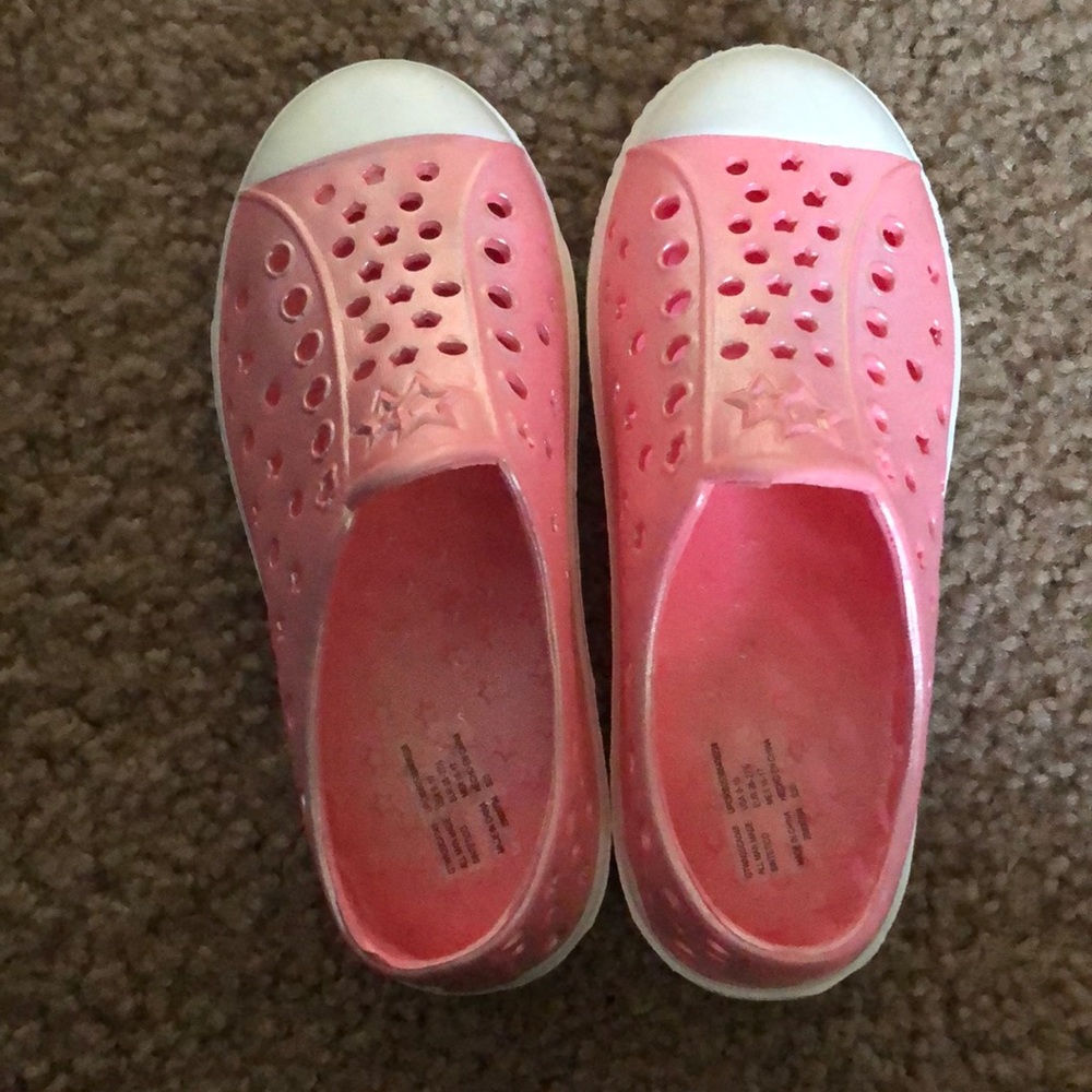 Pink kids shoes